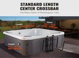 Hot Tub Cover Lift, Spa Cover Lift, Hydraulic, Height 84.07cm - 104.9cm Width 134.87cm - 234.95cm V952-YYSDCTX00000SJ7JHV0