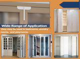 2X Metal Bifold Door Lock Adjustable Bifold Closet Door LockBifold Door V1192-AZ-W-22683