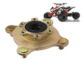 Front Disc Brake Wheel Hub Front Disc Wheel Rim Hub, Steel Alloy 4 Stud Brake Wheel Rim Hub for Go V1369-AZ3-W-16118
