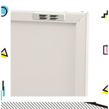 Artiss Buffet Sideboard Metal Cabinet - SWEETHEART White AI-LOCKER-MI-WH