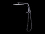 WELS 8" Rain Shower Head Set Square Dual Heads Faucet High Pressure Hand Held V63-828041