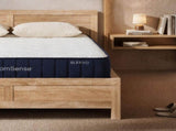 RoomSense Queen 26cm Firm Mattress Bundle with Oatmeal Wooden Bed Frame XFKF-1772-OATMEAL-Q