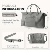 Travel Duffle Bag with Trolley Sleeve, Weekender Overnight and Gym Bag for Carry On Travel, Hospital V1189-LC-AMZ-00114