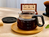 16 Oz Glass Mug Pot Style, 2025 New Mini Heatproof Large Capacity Clear Cup Mini V1258-DP02-C-2523