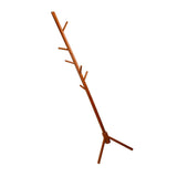 Clothes Tree Solid Wood Round Corner Simple Fashionable Beautiful Coat Hanger for Living Room Honey V1294-YM0716-3117220157412