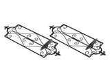 2pcs Wall Sconce Candle Holder Hanging Iron Wall Candle Sconce Holder Wall Decorations for Living V1294-YM0703-3115230035111