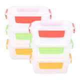 6 Pcs Food Storage Container Set 750ML Stackable Reusable PP Food Storage Box with Sealing Lid for V1294-YM0901-3118250193911