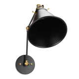 Wall Sconce E27 Vintage Industrial Metal Wall Lamp Arm Adjustable Bedside Reading Light AC85265V V1294-YM0901-3119210015811