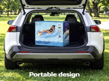 Bestway Inflatable Pool Float Sun Lounger with Cup Holder 163x94cm Blue BW-FLOAT-43402