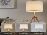 2Pcs Drum Lampshade, Lamp Shades for Table Floor Lamp, White Shades, Easy Assembly Replacement V1370-AZ4-07991