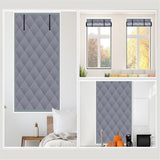 3 Layer 30*56 Inches Winter Insulated Window Curtain-Oxford Thermal Insulated Window Blanket with V1192-AZ-W-1040