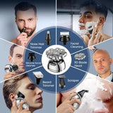Head Shaver for Bald Men - 9D Waterproof Cordless Wet/Dry Skull & Bald Head Shaver with Rotary V1107-111-01859