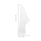 Clear Inverted Foot Display Stand for Socks, Anklets, Bracelets - Retail Showcase Holder for V1369-AZ3-W-12995