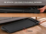 Powertrain K300 Black Foldable 2-in-1 Under Desk Walking Pad Treadmill 1.5HP 10kph Incline Home TML-HSM-K300-BK