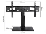 Levede TV Stand with Mount Table Top Bracket Desktop 32 to 75 inch LED TV1008-BK-AU