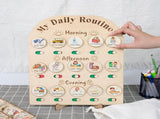 Daily Chart for Kids, Visual Schedule, Chart for Toddlers 3-5, Morning Bedtime V1188-ZC-DLL-1382