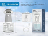 Electric Foaming Shampoo Dispenser for Dogs and Cats, Automatic Pet Bath Brush for Deep Cleaning, V1237-ZY-917-025