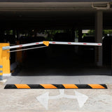 Rubber Speed Bump, 2 Pack 2 Channel Speed Bump Hump, 42" Long Modular Speed Bump Rated 22000 LBS V952-YCZDLCG402PCS1S6RV0