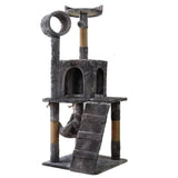 Furtastic 135cm Cat Tree Scratching Post - Dark Grey CAT-EJT-363-DGY