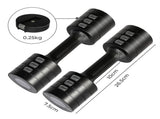 Centra A Pair Of 1KG To 5KG Dumbbells Black SP1019-2.5KG-BK