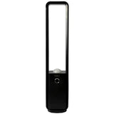 Black Bladeless Fan with Air Purifier, Oscillating, LED Display, Remote Control, 12 Speeds, 3 Modes V178-68980