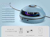 Blue Smart Electric Jump Rope Machine with Bluetooth Music, Remote Control & LED Lights V888-ELOSUNG28003