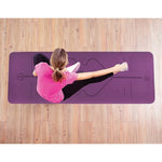 8mm TPE Yoga Mat Exercise Fitness Gym Pilates Non Slip Dual Layer V63-827141