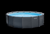 Intex Intex Graphite Grey Panel Pool 4.78 x 1.24M 26384 V1032-IXGRAPHITE_26384