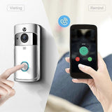 Wireless Video Doorbell Camera with Ringtone, Silver V1263-JX-5022