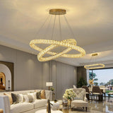 BAMDECOR C3313/2 Modern Crystal Chandeliers Lighting Contemporary Round Chandelier Lighting V255-BAM-C3313-2-0610