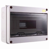 HT-12 Way IP65 Breaker Box Distribution Protection Box ABS Power Electronic Din Rail Enclosure for V1366-AZ2-W-21732