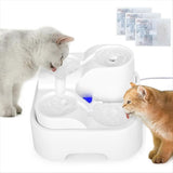 Cat Water Fountain,Pet Drinking Fountain for Multiple Pet,Ultra Silent Cat Water Bowl ,for Small V1192-AZ-W-20724