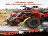 Ratchet Straps, 50.8 mm x 4.6 m, 30 Pack E-Track Tie Down Straps, 1995 kg Break Strength & 662 kg V952-ETRACKJLD2X1PQ6HQ001V0