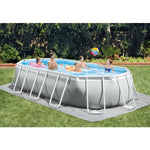 INTEX 5.03M X 2.74M X 1.22M PRISM FRAME OVAL POOL SET V183-26796AU