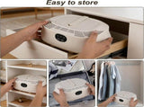 Portable Mini Clothes Dryer, Foldable Electric Drying Cabinet with PTC Heating, 3D Airflow and Timer V1189-LC-RY-00301