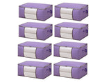 Clothes Storage Bags Fabric Foldable Blanket Storage Container Closet Organizer with Clear Window V1294-YM0901-3117250021330