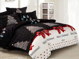 Merry King Size Christmas Quilt/Duvet Cover Set V493-MK-259