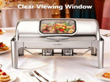 5 Star Chef 9L Chafing Dish Buffet Warmer Food Warmer Catering Server CD-9L-180P-SS