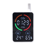 Air Quality Monitor Digital CO2 Meter Carbon Dioxide Detector Portable Temperature Humidity Tester V1294-YM0718-3113210309811