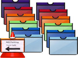 Set of 12 Traffic Cone Sleeve for Caution Covers with Pockets Safety Message Sign Outdoor Signals V1259-DP01-A-1145