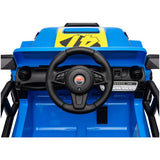 12V Gravity Kids Electric Ride On Car/Jeep Blue V580-TY619-BL