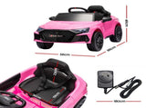 Ride On Car Licensed Audi RS3 Car for Kids 12V Remote Control Pink RCAR-LS-AURS3-PK