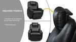 Recliner Lift Heat Massage Armchair Sofa Leather 2 Motor Chair Black V755-SCLC-8301B-2