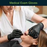 6g Flexible Disposable Nitrile Gloves For Mechanic Work Food Prepa 100pcs L V201-W13213930