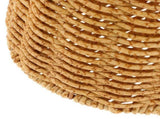 Boho Woven Seagrass Flower Vase for Home Decor, Perfect for Large Bouquets and Stylish Room Accents V1369-AZ3-W-19266