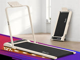 Everfit 3 in 1 Walking Pad Treadmill 12% Incline Foldable Under Desk Treadmills 40cm Belt Beige TMILL-400H-2INC-L-BG