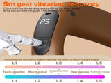 Portable Heated Fascia Ring Massager with 5-Speed Vibration & USB-C Charging Deep Tissue Muscle V1107-CS-ZDAMQ3