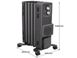 Dimplex 1.5kW Oil Free Column Heater 5 Fin with Thermostat Turbo Fan ECR15FA