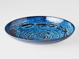 Serving Bowl 29cm Copper Swirl Glaze V637-C3857