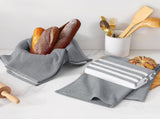Homaxy Premium Kitchen Towels and Terry Kitchen Towels(15" x 25", 6 Pack, V1258-DP02-F-153